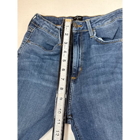 Just Black Women’s High Rise Flare Bootcut Jeans Size 27 Stretch Denim - Picture 8 of 9